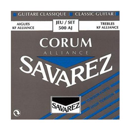 JUEGO DE CUERDAS SAVAREZ PARA GUITARRA CLÁSICA ALLIANCE CORUM AZUL