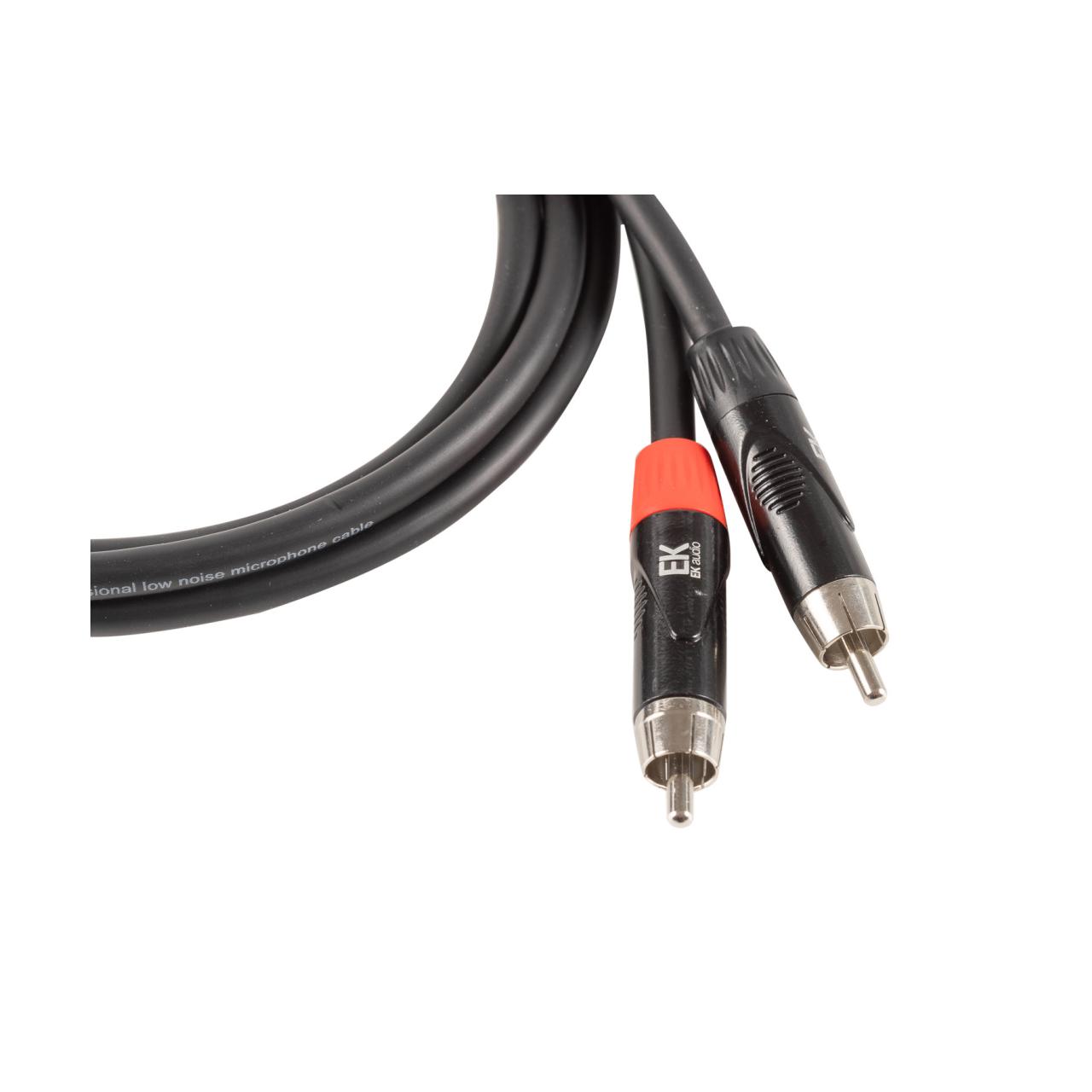 CABLE EK MINI JACK - RCA 1.5 METROS