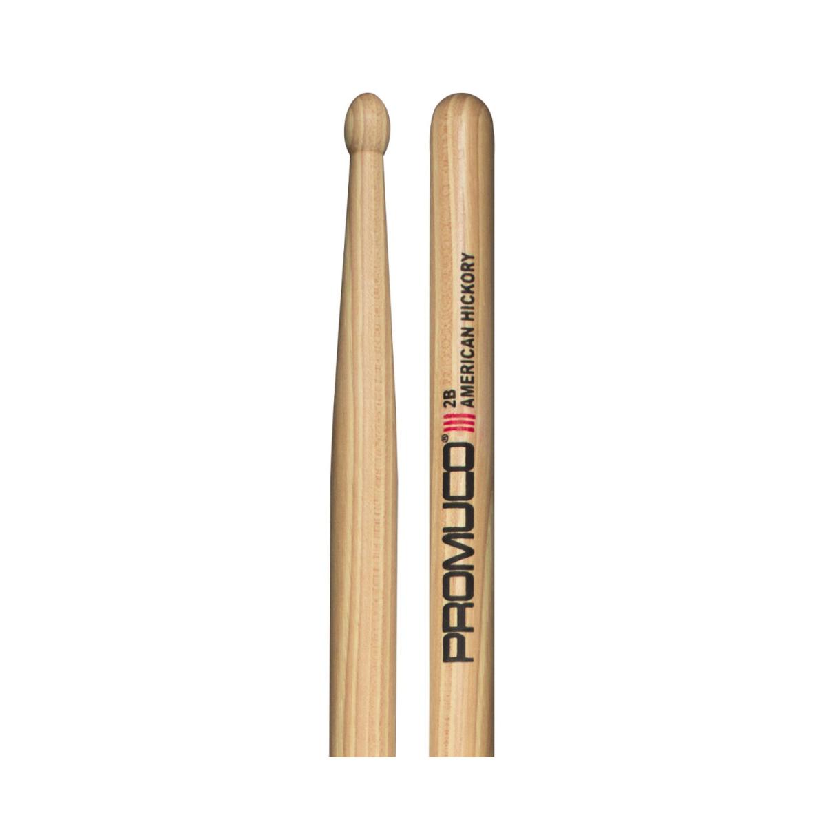 BAQUETAS PROMUCO PREMIUM HICKORY (NOGAL) 2B